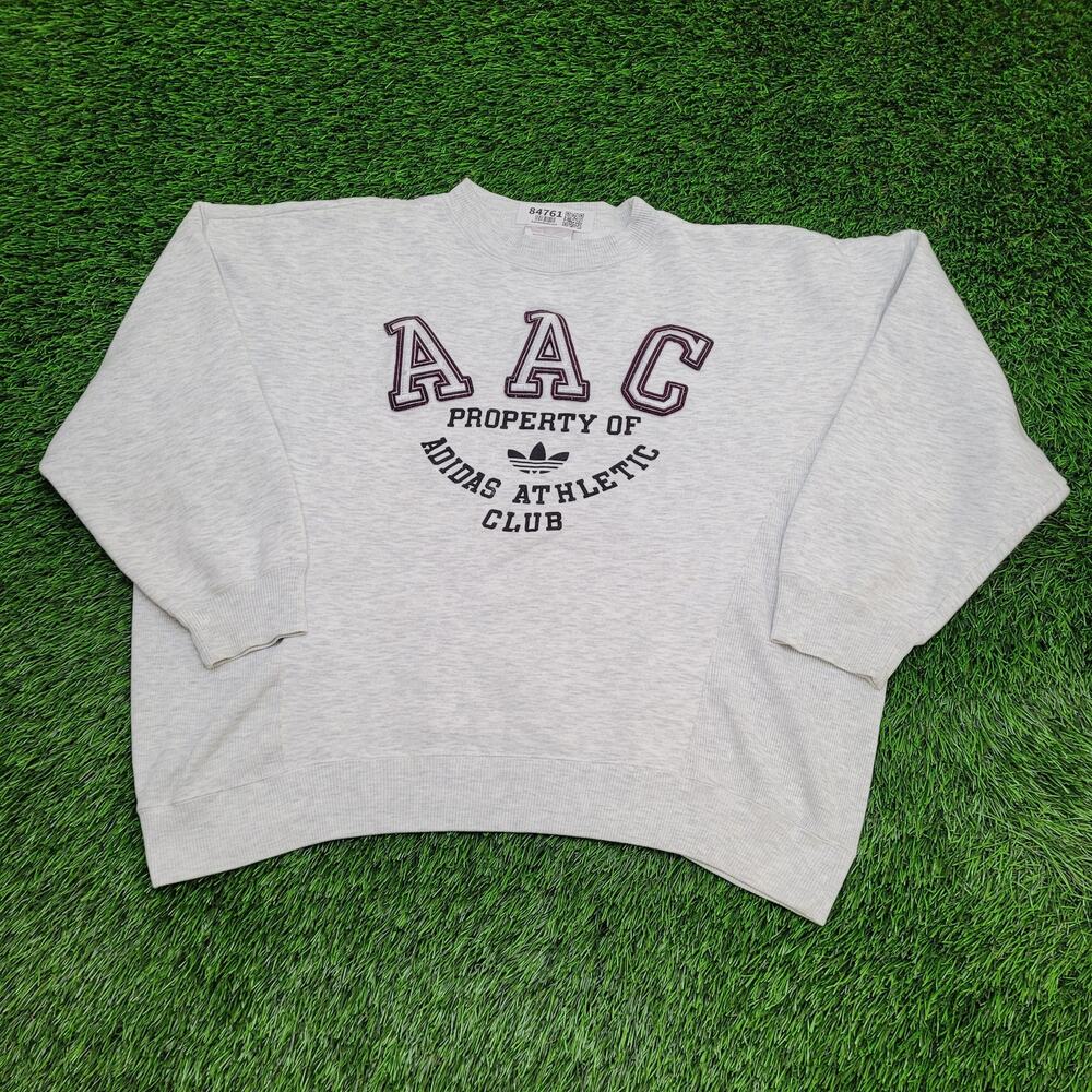Vintage ADIDAS Trefoil Sweatshirt Womens 2XL 27x22 Baggy USA